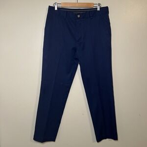Vineyard Vines Performance Links Pants Mens 33x30 Blue Whale Logo Chino *read*